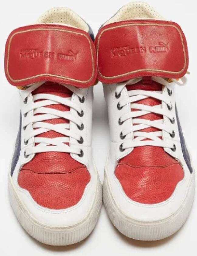 Alexander McQueen Pre-owned Leather sneakers Multicolor Heren