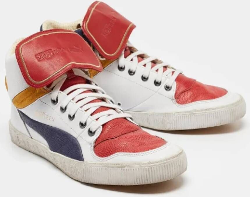 Alexander McQueen Pre-owned Leather sneakers Multicolor Heren