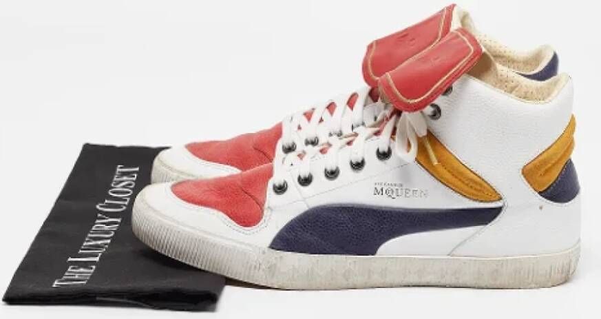 Alexander McQueen Pre-owned Leather sneakers Multicolor Heren