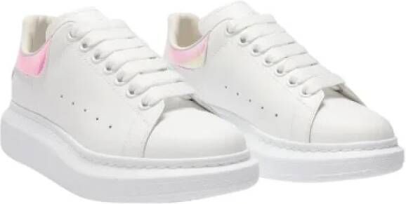 Alexander McQueen Pre-owned Leather sneakers White Dames