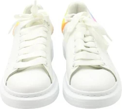 Alexander McQueen Pre-owned Leather sneakers White Dames