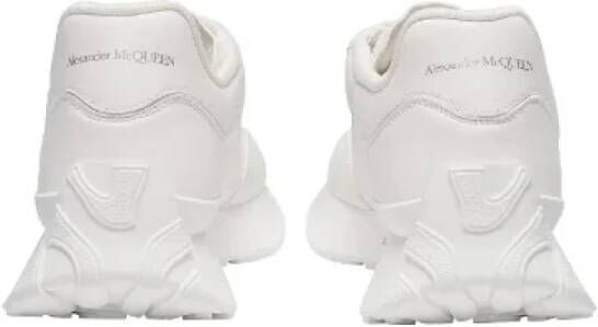 Alexander McQueen Pre-owned Leather sneakers White Dames