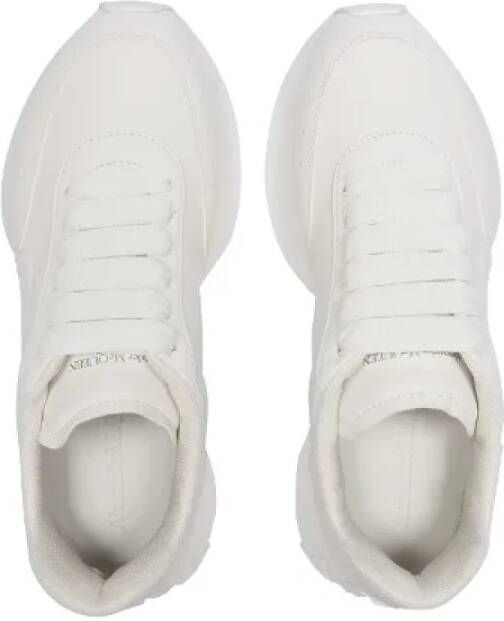 Alexander McQueen Pre-owned Leather sneakers White Dames