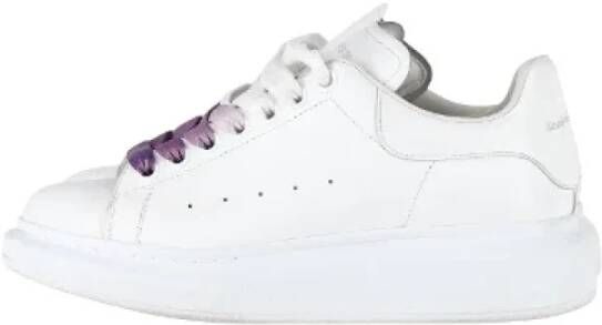 Alexander McQueen Pre-owned Leather sneakers White Dames