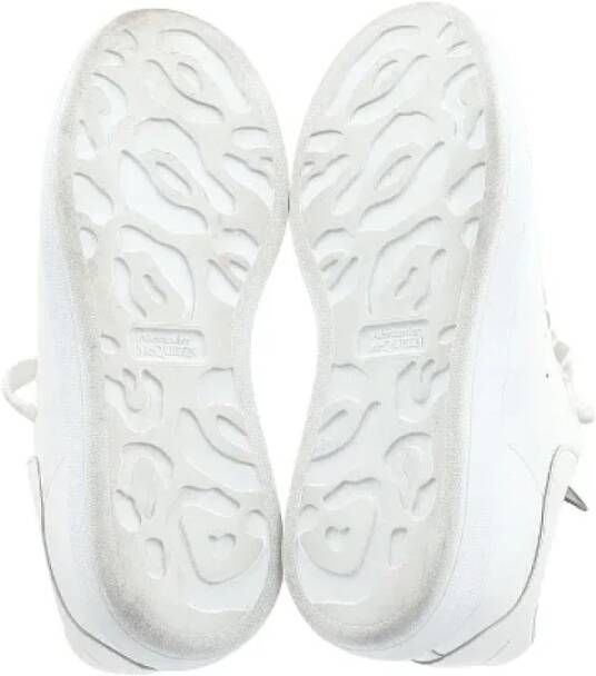 Alexander McQueen Pre-owned Leather sneakers White Dames