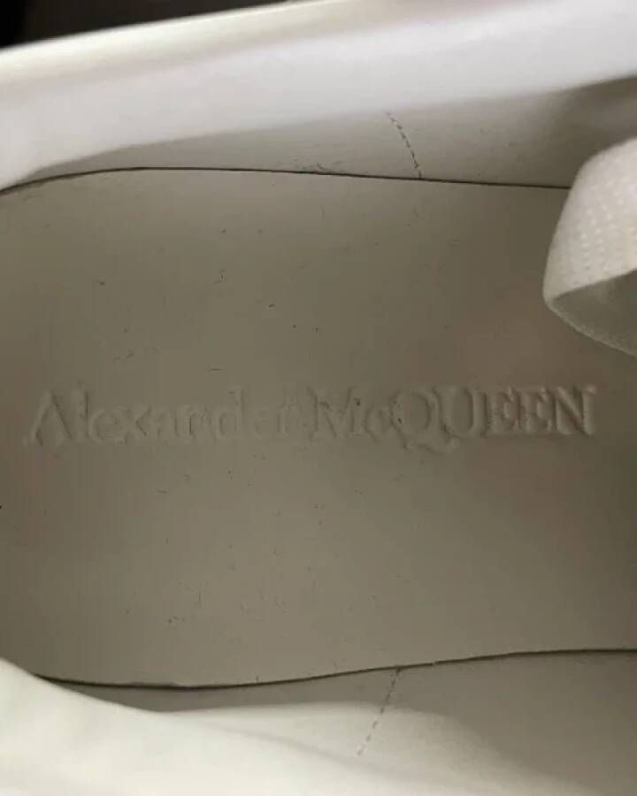 Alexander McQueen Pre-owned Leather sneakers White Dames