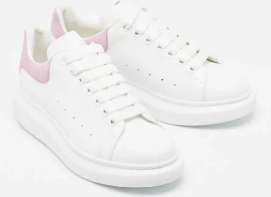 Alexander McQueen Pre-owned Leather sneakers White Dames