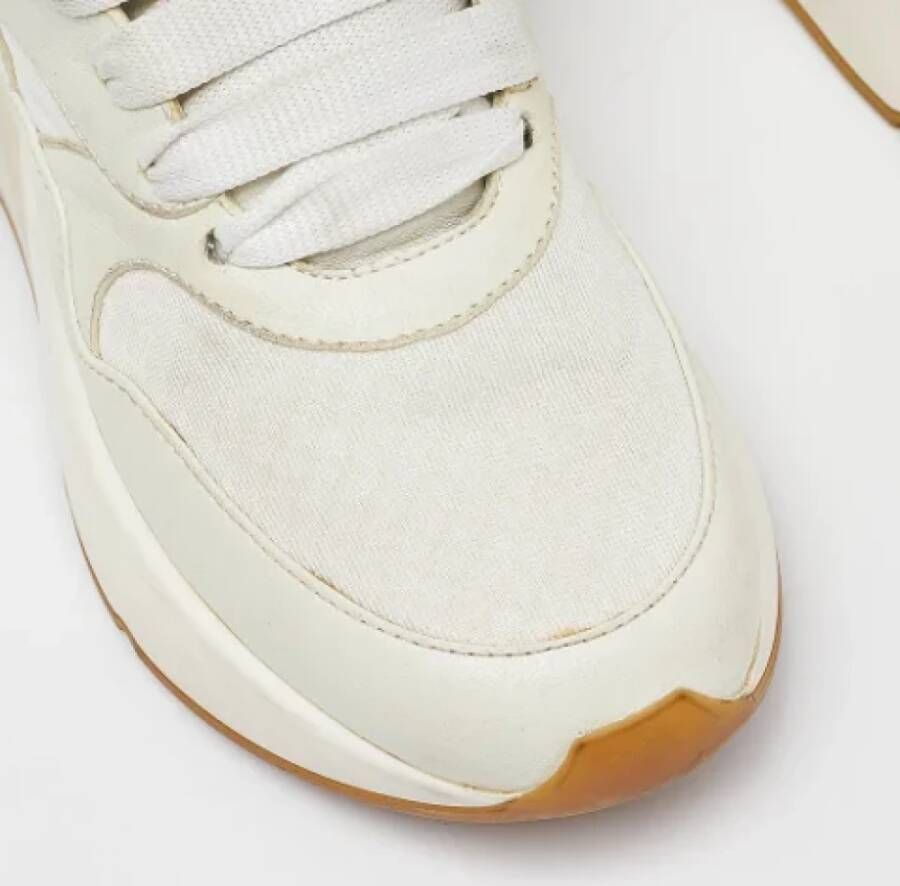 Alexander McQueen Pre-owned Leather sneakers White Dames