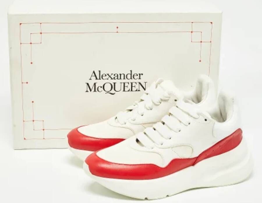 Alexander McQueen Pre-owned Leather sneakers White Dames