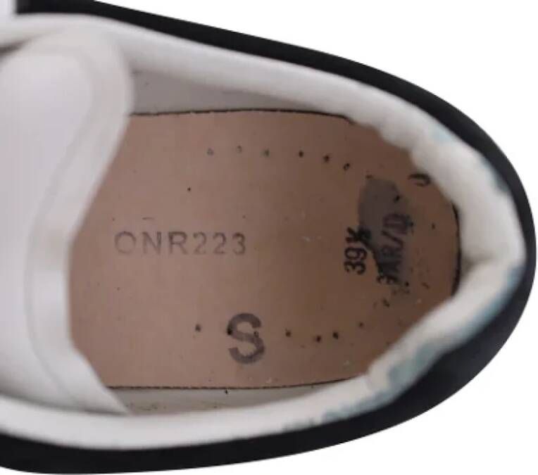 Alexander McQueen Pre-owned Leather sneakers White Dames