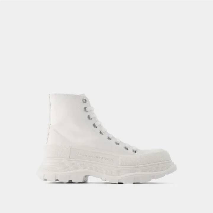 Alexander McQueen Pre-owned Leather sneakers White Dames