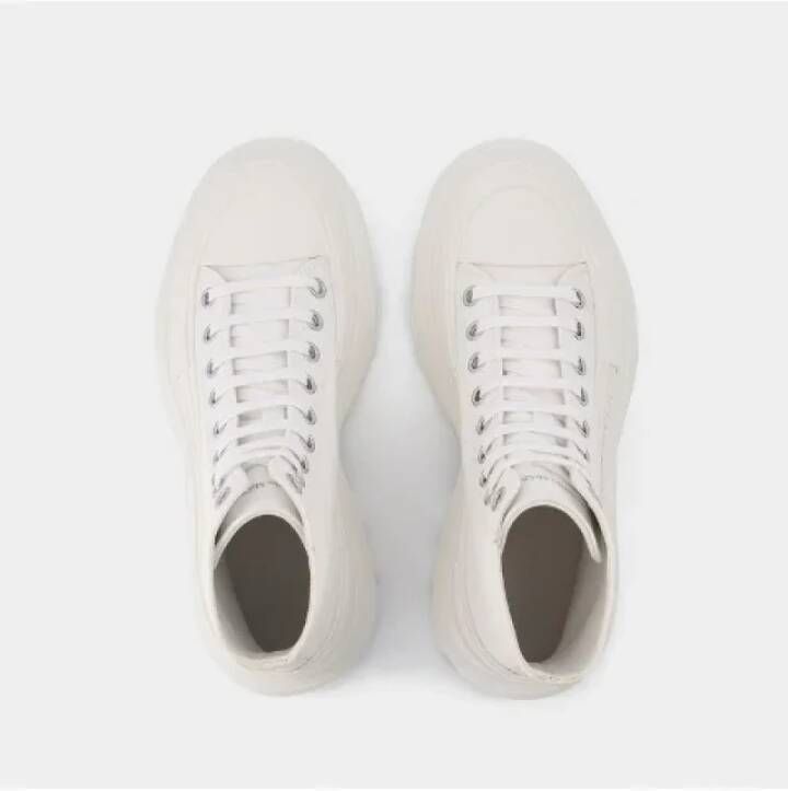 Alexander McQueen Pre-owned Leather sneakers White Dames