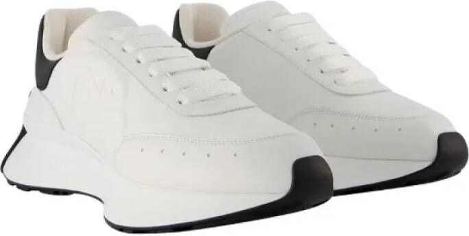 Alexander McQueen Pre-owned Leather sneakers White Dames