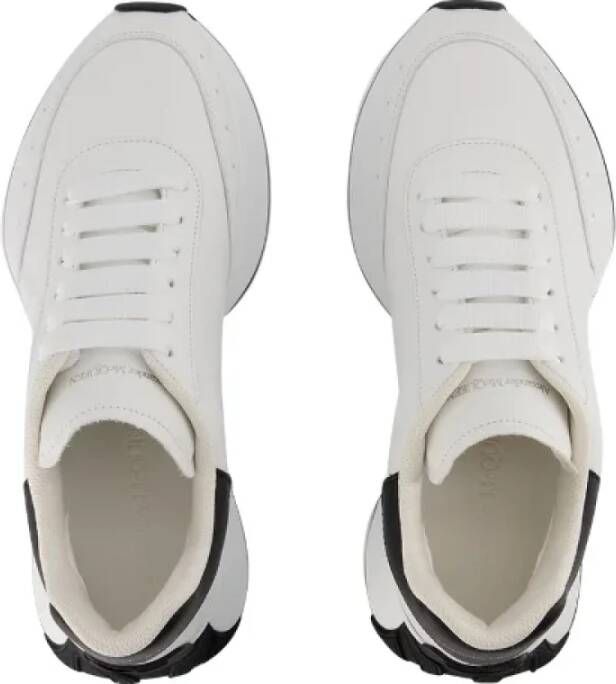 Alexander McQueen Pre-owned Leather sneakers White Dames