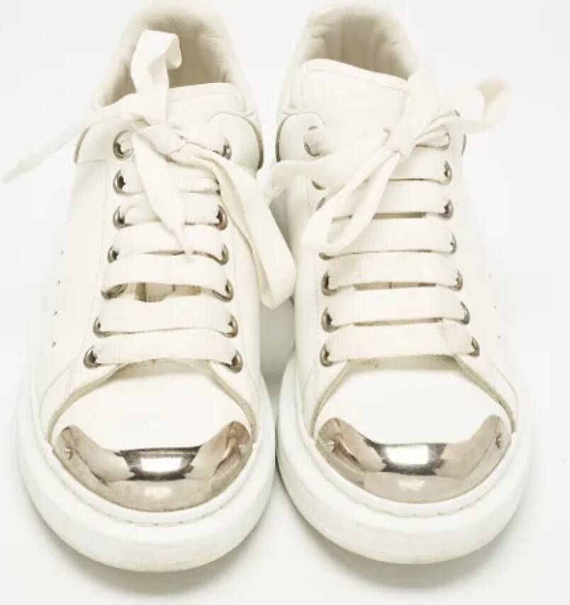 Alexander McQueen Pre-owned Leather sneakers White Dames