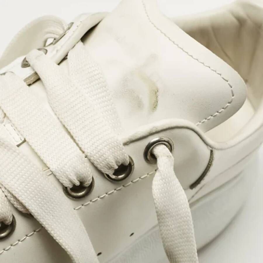 Alexander McQueen Pre-owned Leather sneakers White Dames