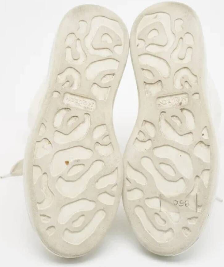 Alexander McQueen Pre-owned Leather sneakers White Dames