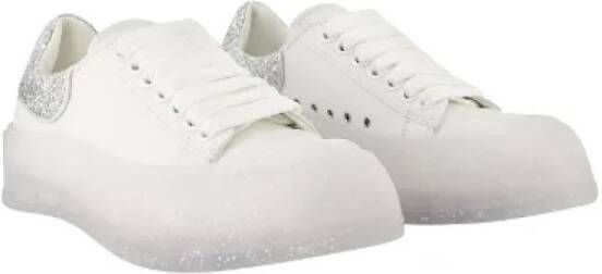 Alexander McQueen Pre-owned Leather sneakers White Dames