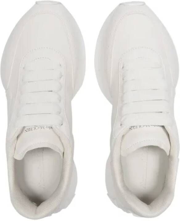 Alexander McQueen Pre-owned Leather sneakers White Dames