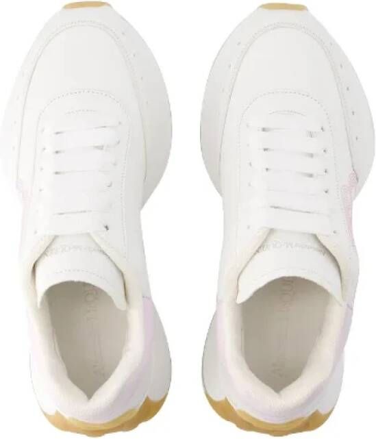 Alexander McQueen Pre-owned Leather sneakers White Dames