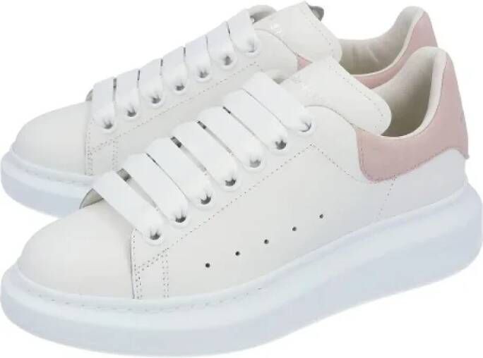 Alexander McQueen Pre-owned Leather sneakers White Dames