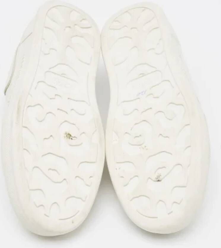 Alexander McQueen Pre-owned Leather sneakers White Dames