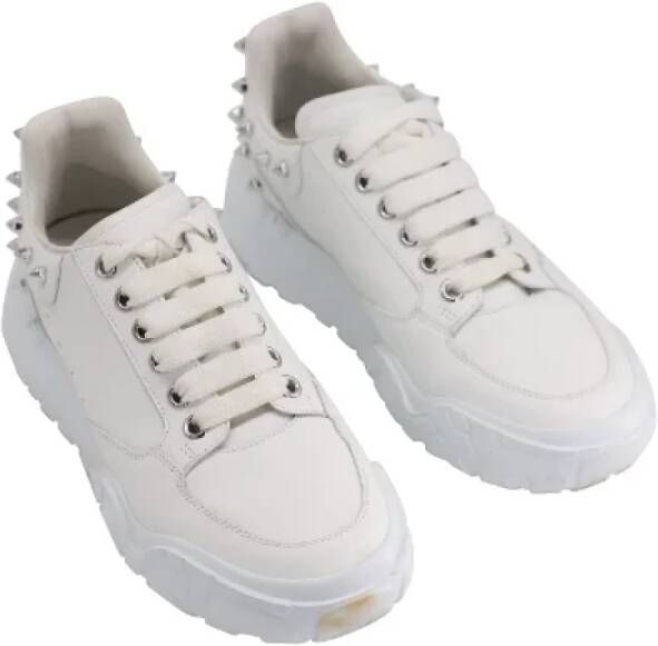 Alexander McQueen Pre-owned Leather sneakers White Dames