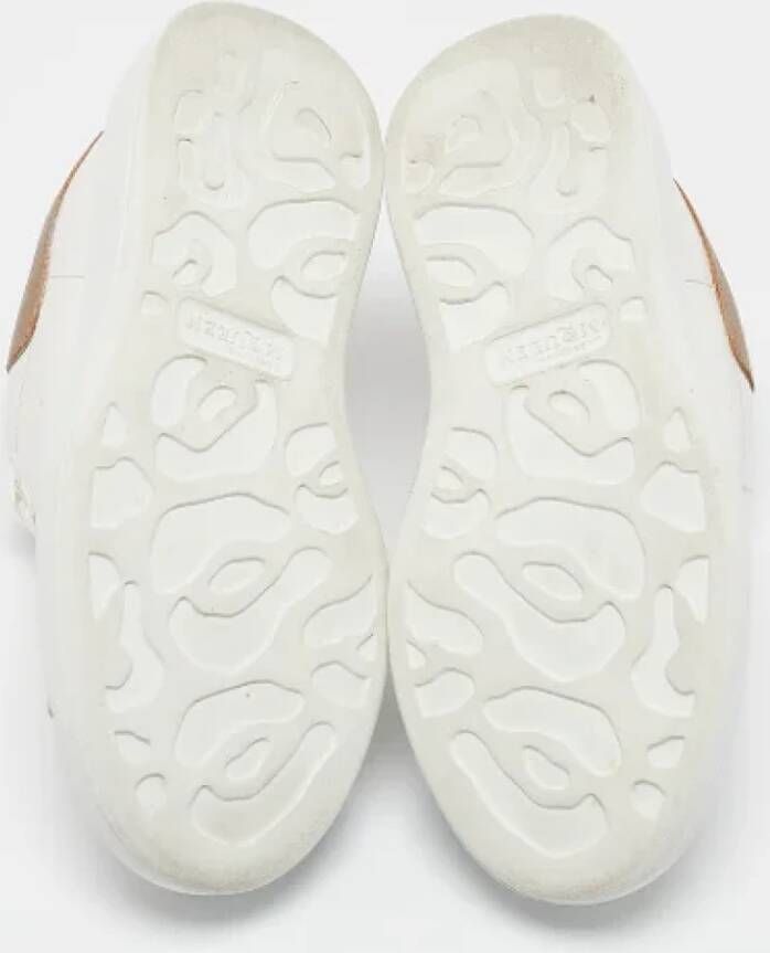 Alexander McQueen Pre-owned Leather sneakers White Dames