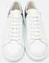 Alexander McQueen Pre-owned Leather sneakers White Heren - Thumbnail 3