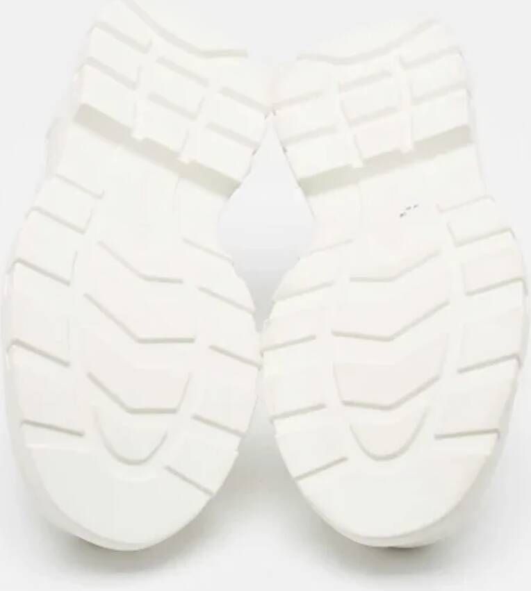 Alexander McQueen Pre-owned Leather sneakers White Heren