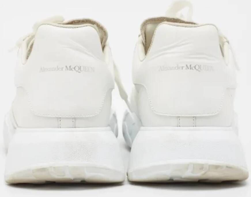 Alexander McQueen Pre-owned Leather sneakers White Heren