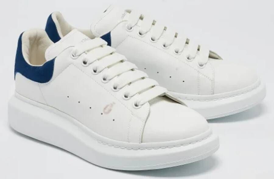 Alexander McQueen Pre-owned Leather sneakers White Heren