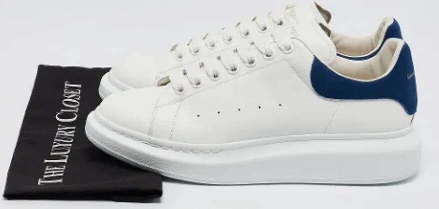 Alexander McQueen Pre-owned Leather sneakers White Heren