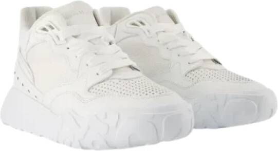 Alexander McQueen Pre-owned Leather sneakers White Heren