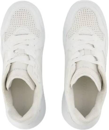 Alexander McQueen Pre-owned Leather sneakers White Heren