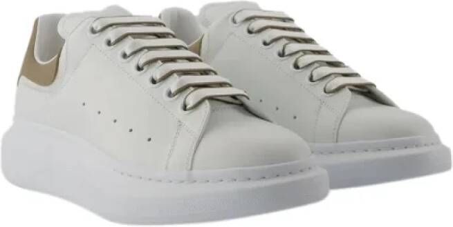 Alexander McQueen Pre-owned Leather sneakers White Heren