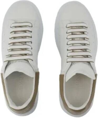 Alexander McQueen Pre-owned Leather sneakers White Heren