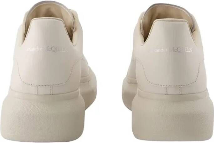 Alexander McQueen Pre-owned Leather sneakers White Heren