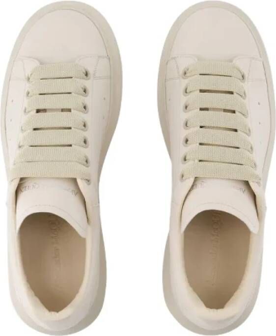 Alexander McQueen Pre-owned Leather sneakers White Heren