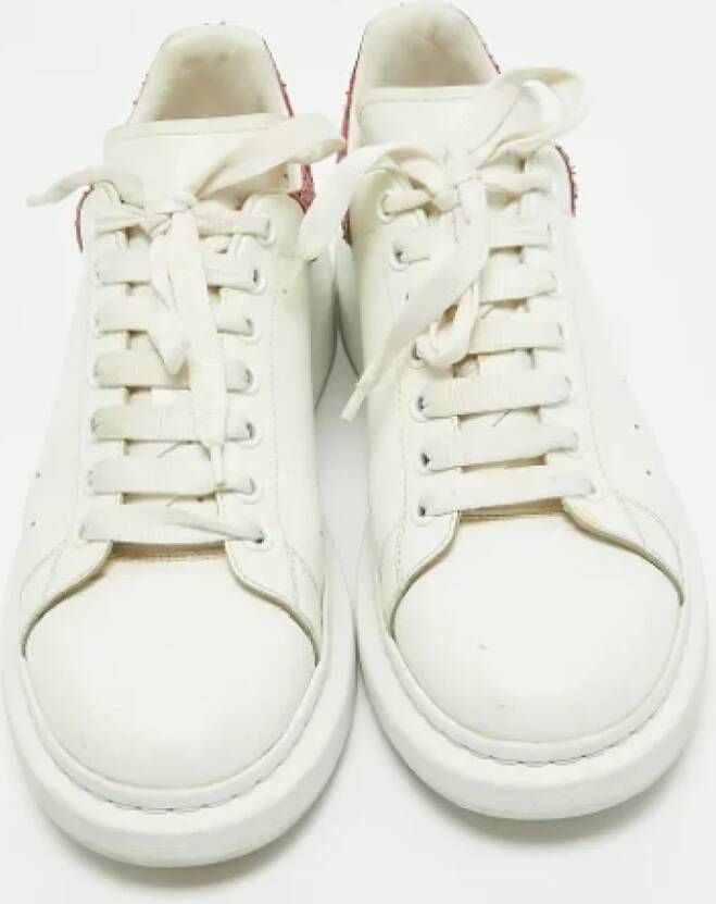 Alexander McQueen Pre-owned Leather sneakers White Heren