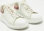 Alexander McQueen Pre-owned Leather sneakers White Heren - Thumbnail 4