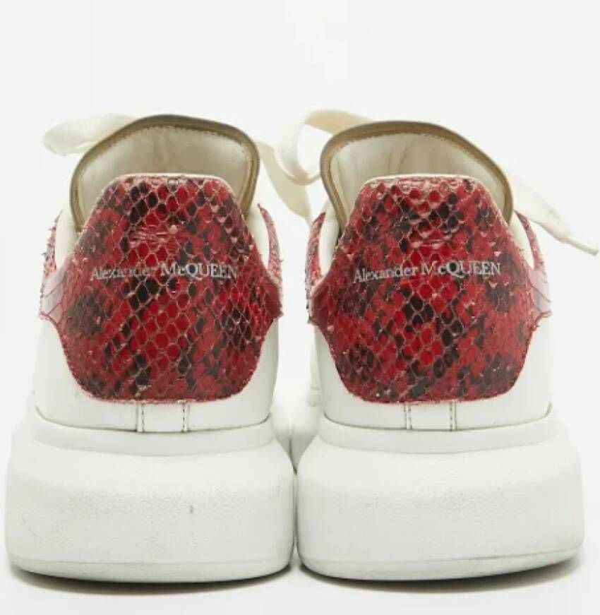 Alexander McQueen Pre-owned Leather sneakers White Heren