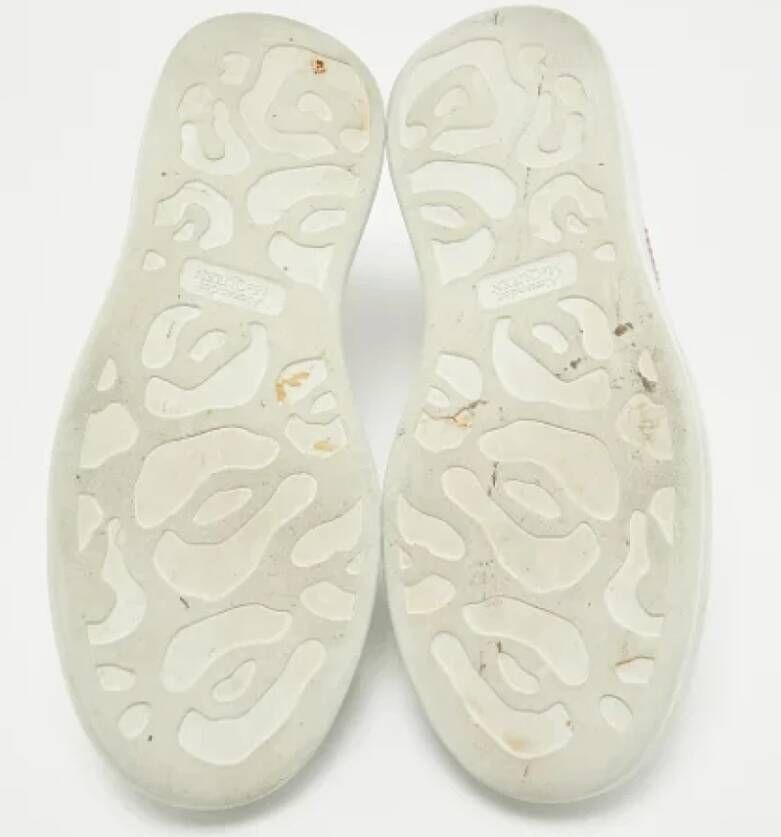 Alexander McQueen Pre-owned Leather sneakers White Heren