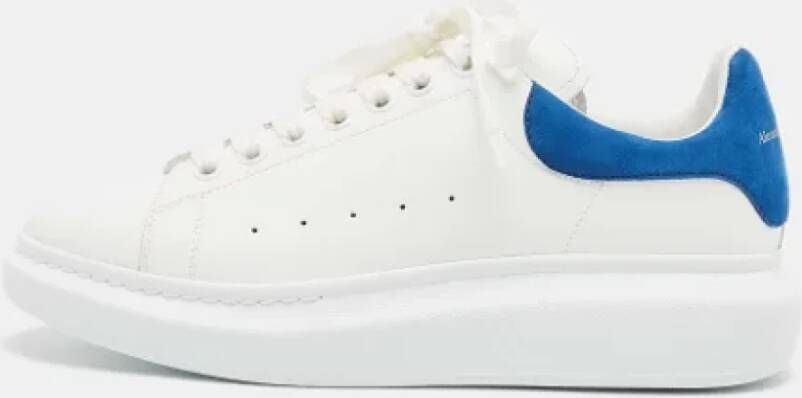 Alexander McQueen Pre-owned Leather sneakers White Heren