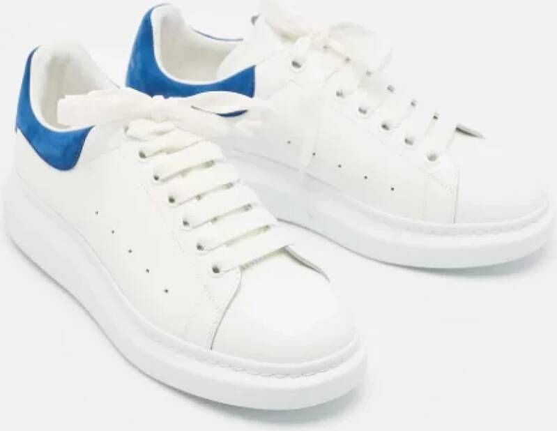 Alexander McQueen Pre-owned Leather sneakers White Heren