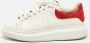 Alexander McQueen Pre-owned Leather sneakers White Heren - Thumbnail 2