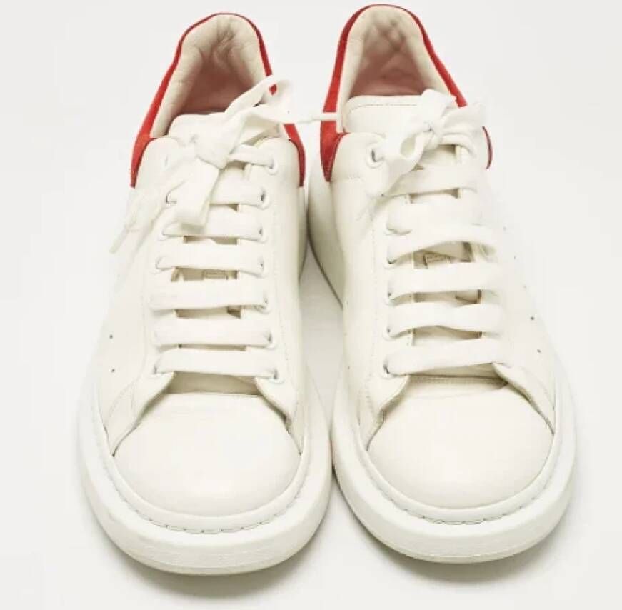 Alexander McQueen Pre-owned Leather sneakers White Heren