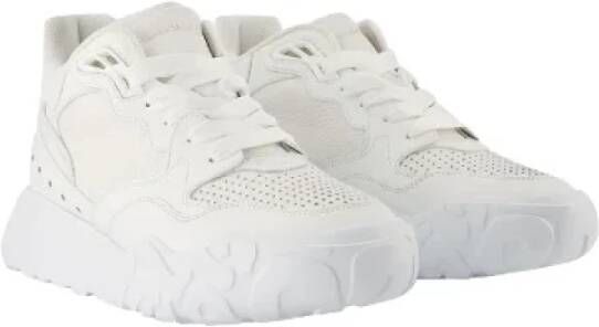 Alexander McQueen Pre-owned Leather sneakers White Heren