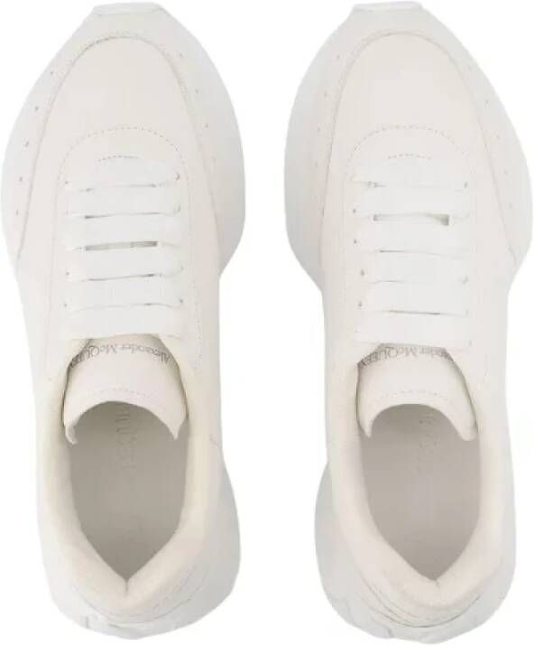 Alexander McQueen Pre-owned Leather sneakers White Heren