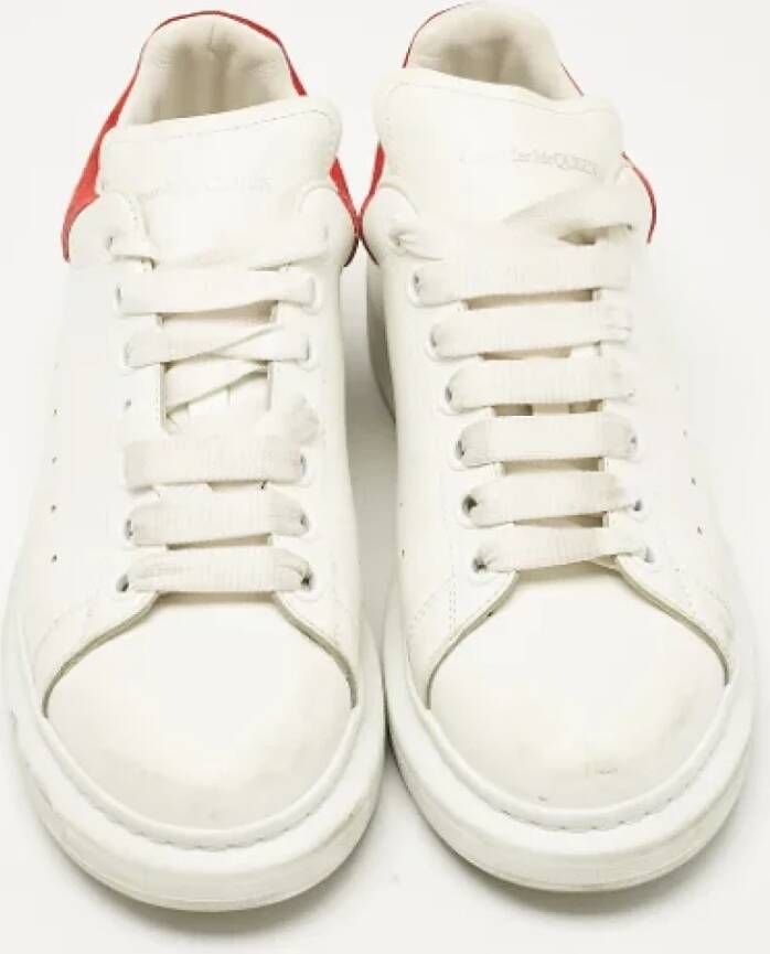 Alexander McQueen Pre-owned Leather sneakers White Heren